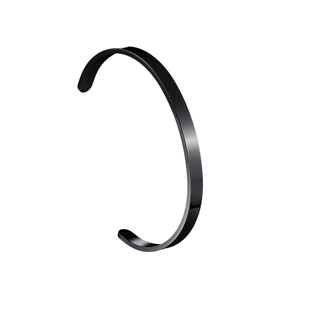 C- Shaped Bracelet Vacuum Plating Does Not Fade