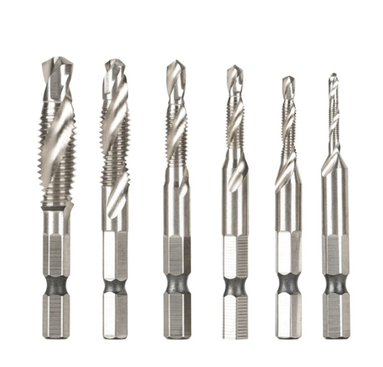 Wind Batch Hex Shank Twist Drill Bit Titanium Plated 6.35 Handle 10PC 13PC Set High Speed Steel