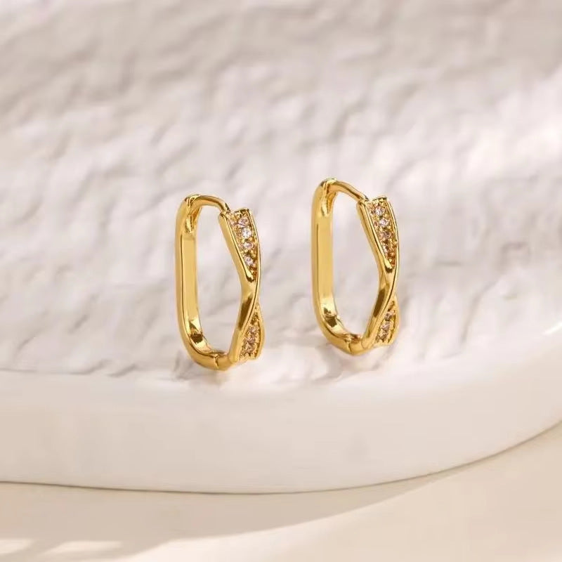 Wheat Woven Earrings For Women Ear Ring High-grade