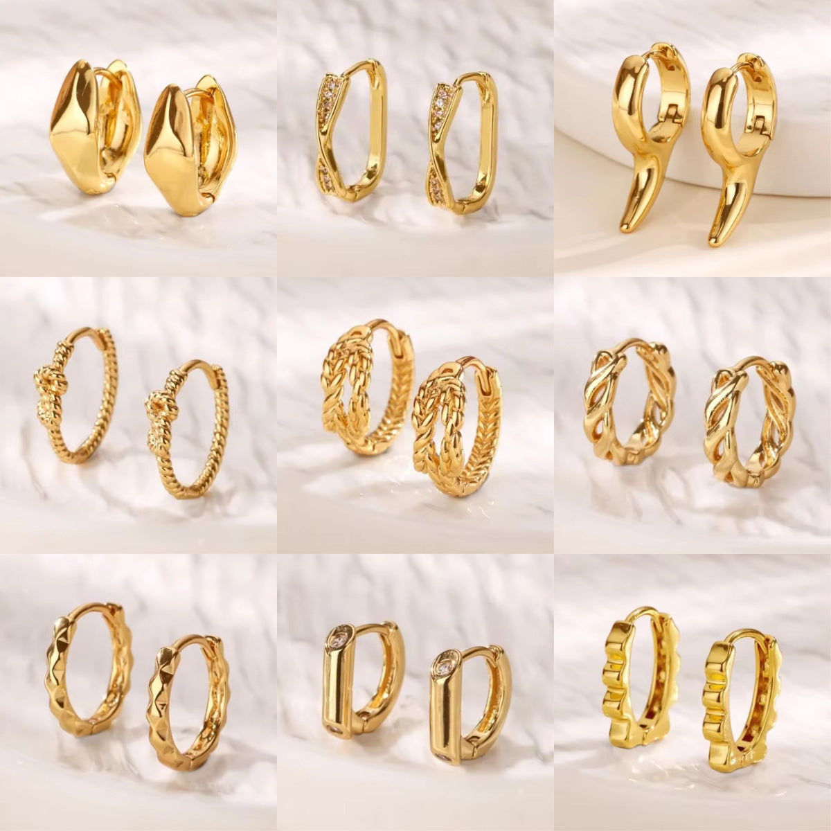 Wheat Woven Earrings For Women Ear Ring High-grade