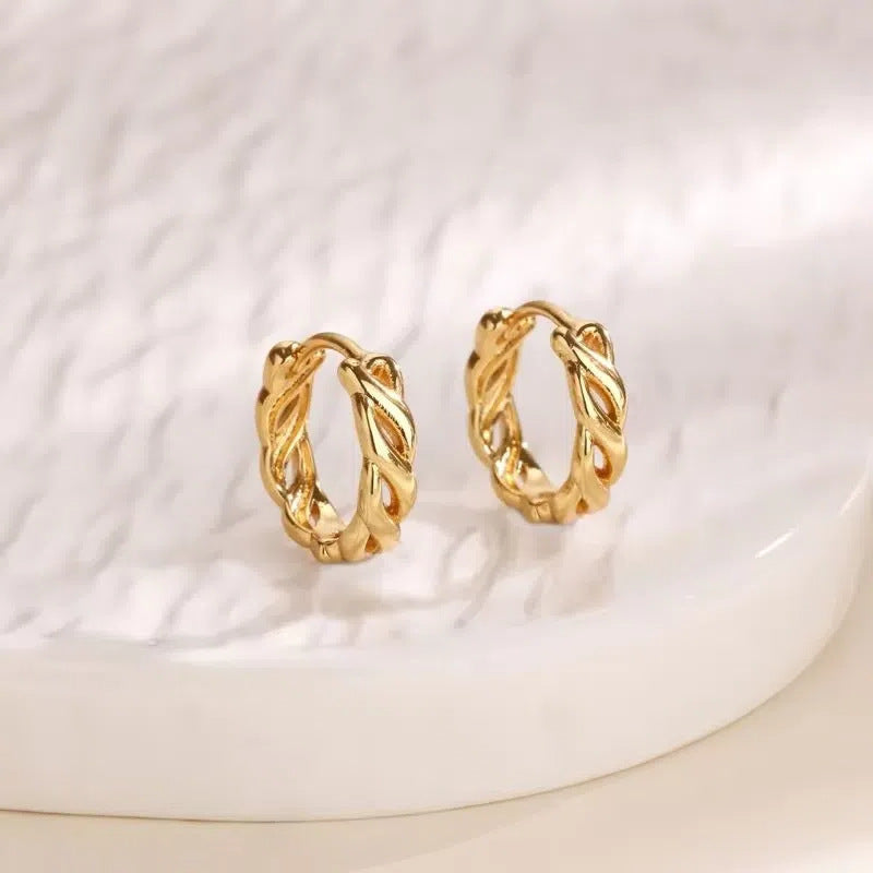 Wheat Woven Earrings For Women Ear Ring High-grade