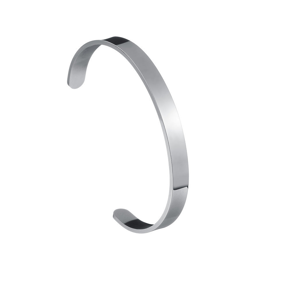 C- Shaped Bracelet Vacuum Plating Does Not Fade