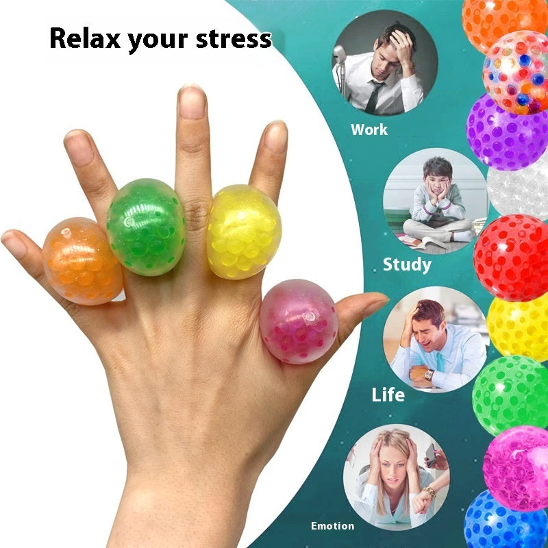 Vent Water Bead Ball Squeezing Toy 35cmTPR Soft Rubber