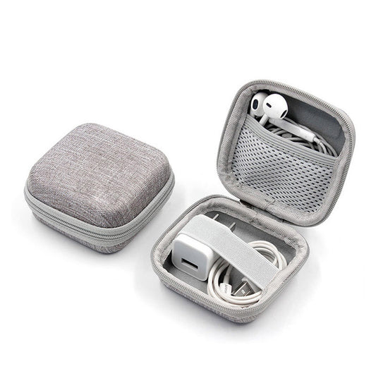Solid Color Notebook Power Cord Storage Box Digital