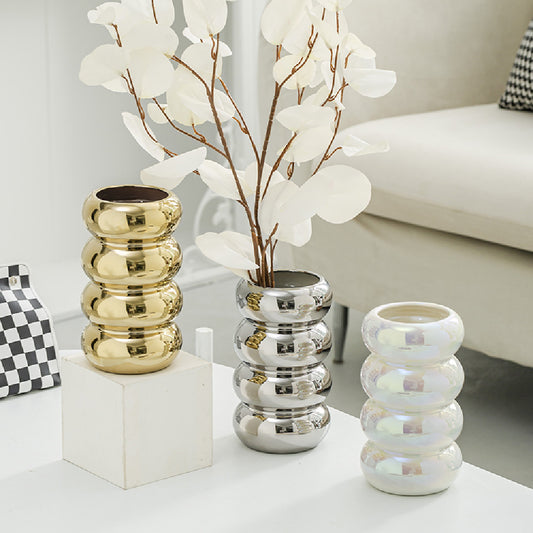 Light Luxury Style Ceramic Vase Decoration Living Room TV Cabinet