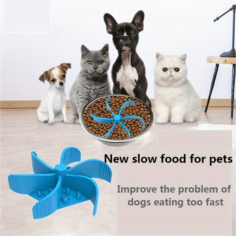 New Arrival Silicone Hexagon Food Divider Dog Slow Eating Mat Pet Eat Feeding Lick Pad With Suction For Animal Bathing Grooming
