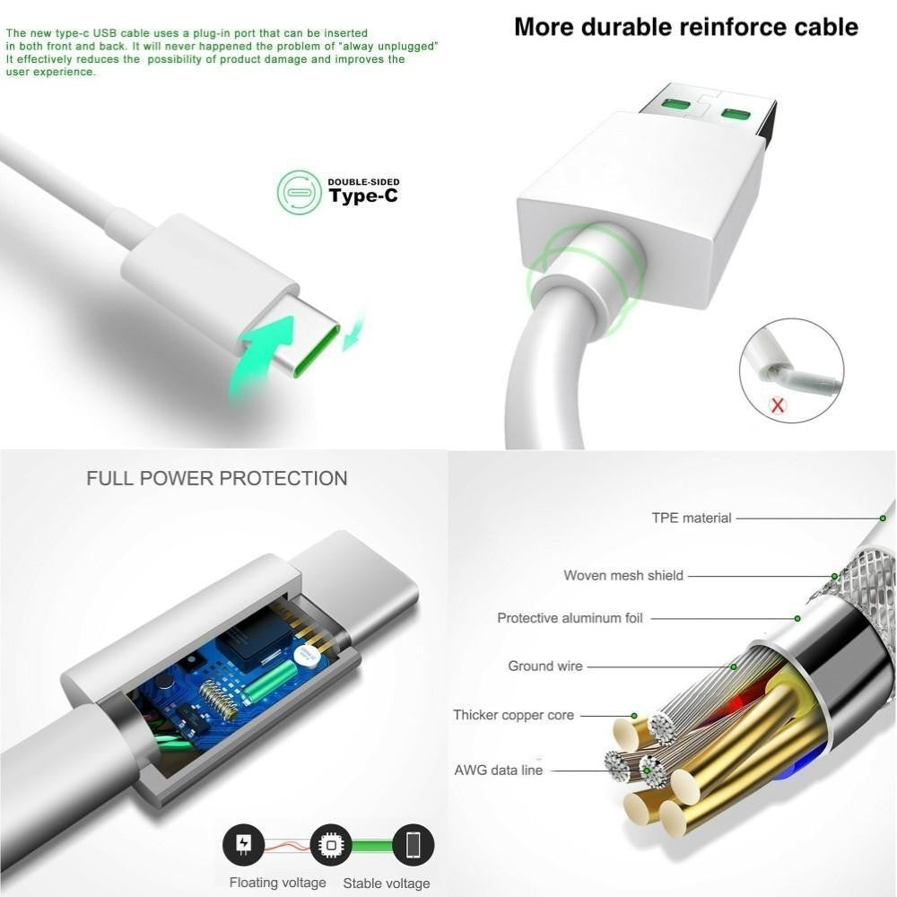 Fast Charging Data Cable For Charging Head