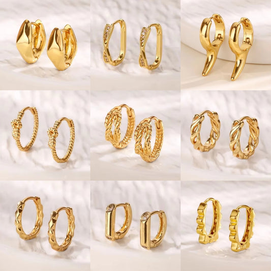 Wheat Woven Earrings For Women Ear Ring High-grade
