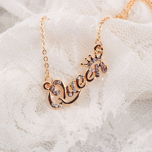 Jewellery Rhinestone Short Clavicle Chain